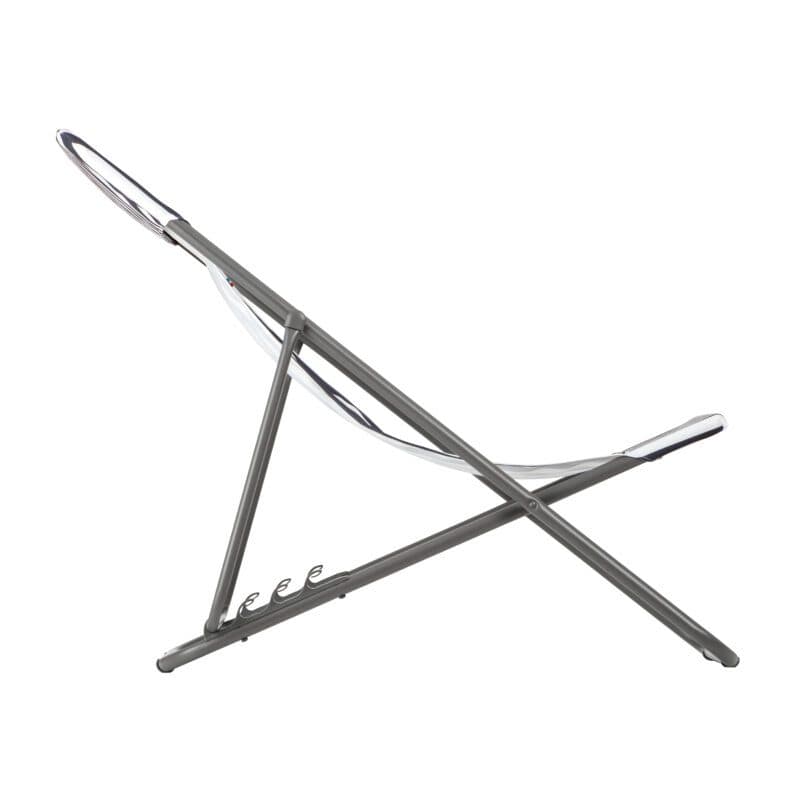 Lafuma "Maxi Transat Airlon®" Liegestuhl, Stahlrohr titane, Bespannung Airlon® terre