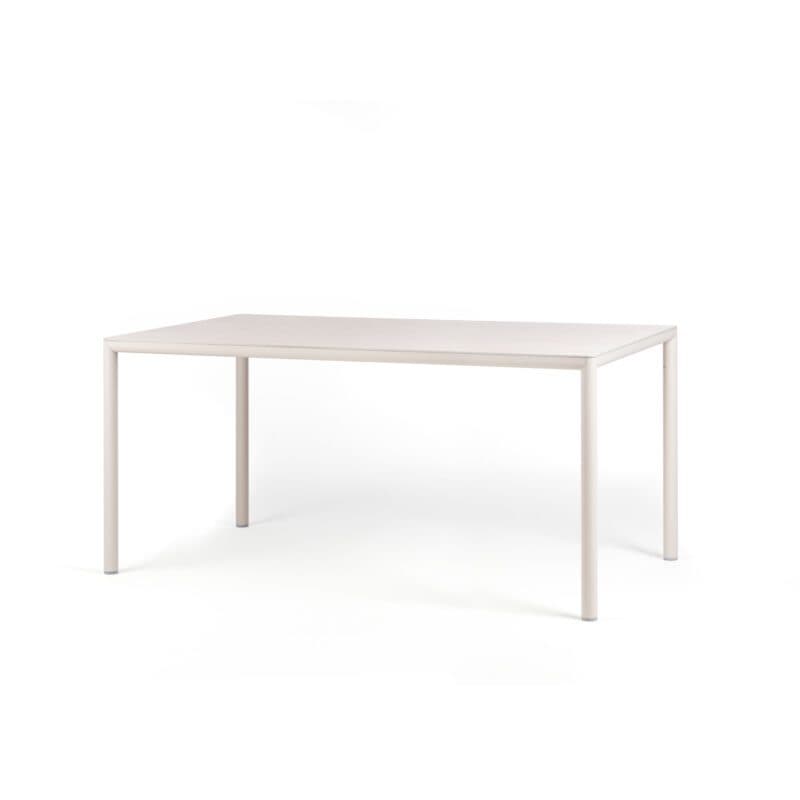 NARDI "Piave" Gartentisch 160x90 cm, Aluminium corda, Tischplatte HPL corda